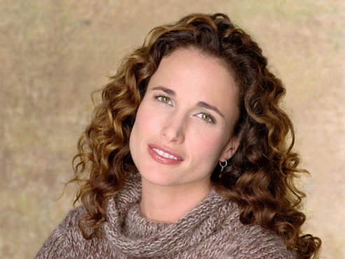 Andie MacDowell, perquè ella s’ho val