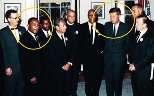 Martin Luther King y Kennedy