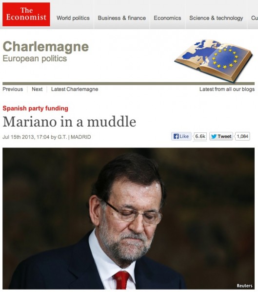 The_Economist_Rajoy_caso_Bárcenas