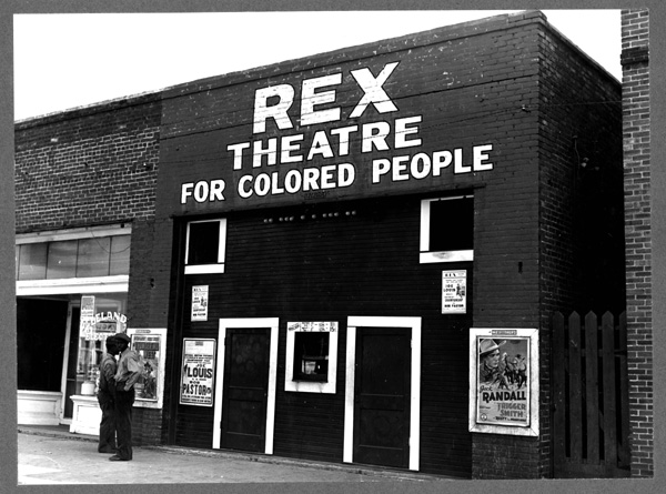 Le cinéma Rex pour gens de couleur.