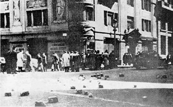 Huelga de tranvías en Barcelona (1951)