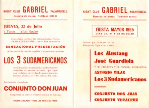 Night Club Gabriel Festa Major 1965-a AMP